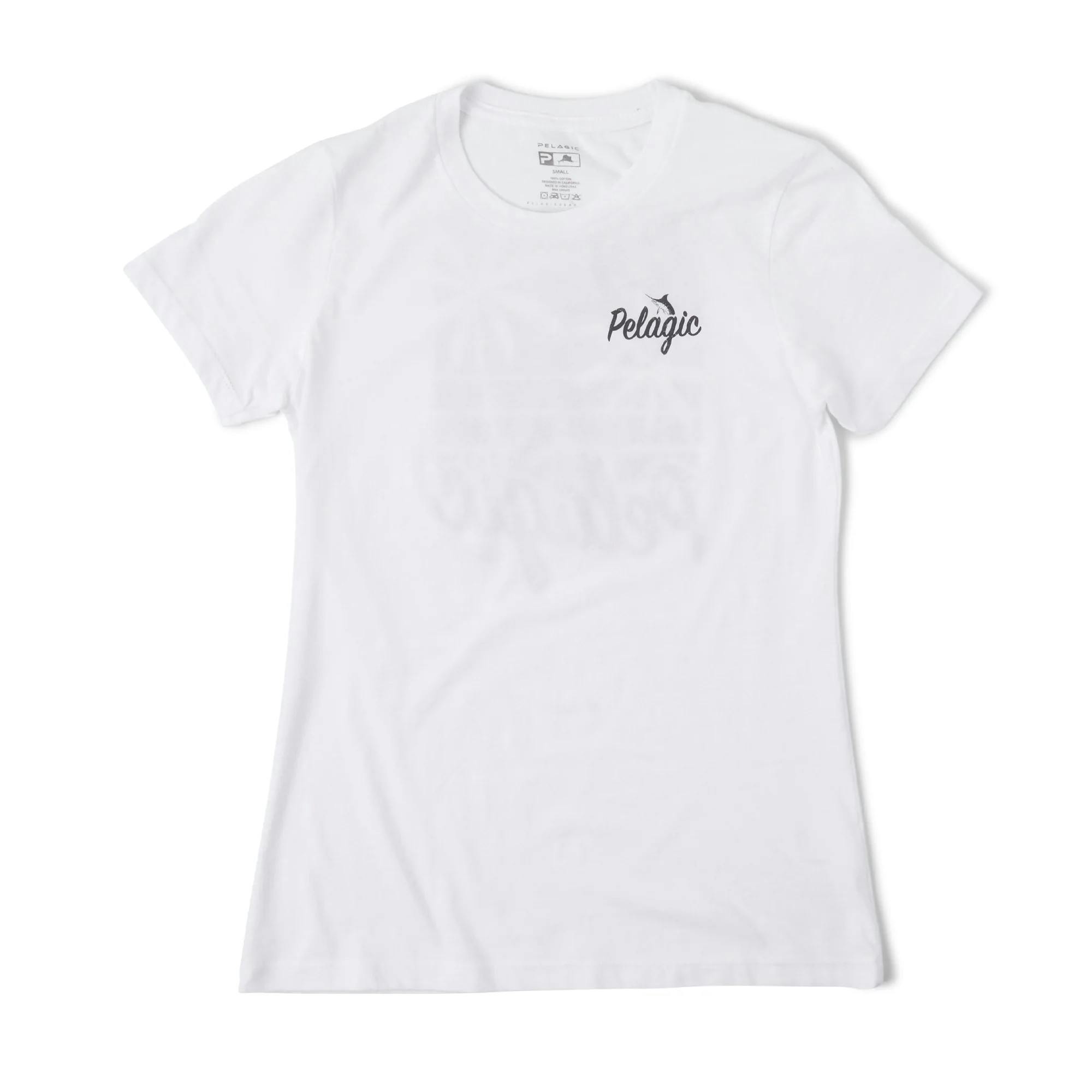 Pelagic Island Time T-Shirt (Women's) Front - White
