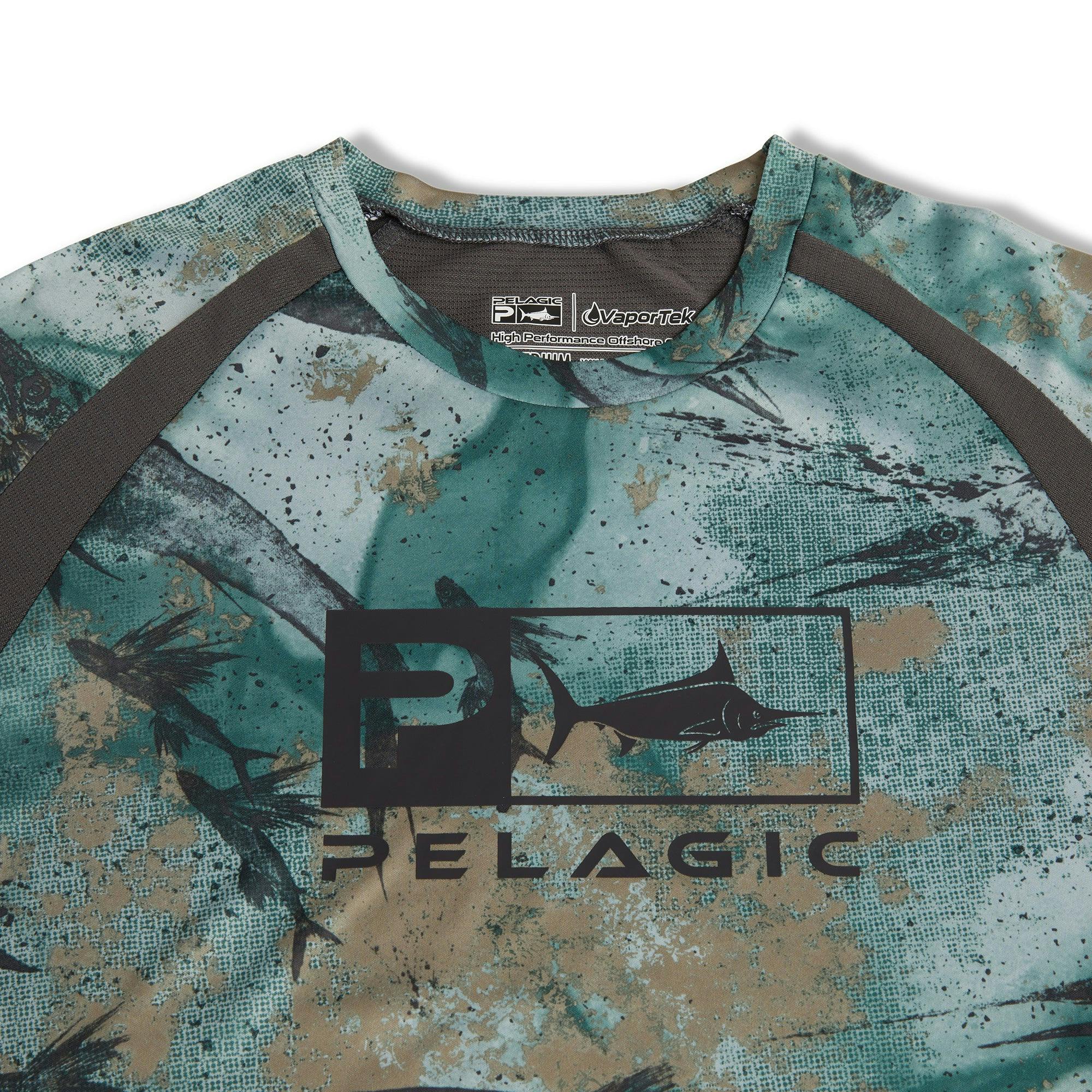 Pelagic Vaportek Fishing Shirt (Youth) Logo