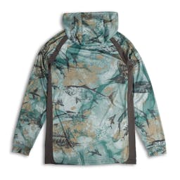 Pelagic Vaportek Hooded Fishing Shirt (Youth) Back Thumbnail}
