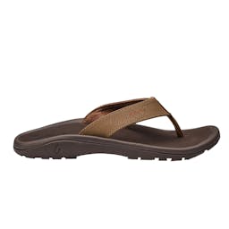 OluKai 'Ohana Sandals (Men's) -  Tan/ Dark Java- Side View Thumbnail}