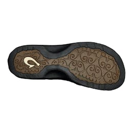 OluKai 'Ohana Sandals- Black- Bottom View Thumbnail}