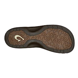 OluKai 'Ohana Sandals - Dark Java- Bottom View Thumbnail}