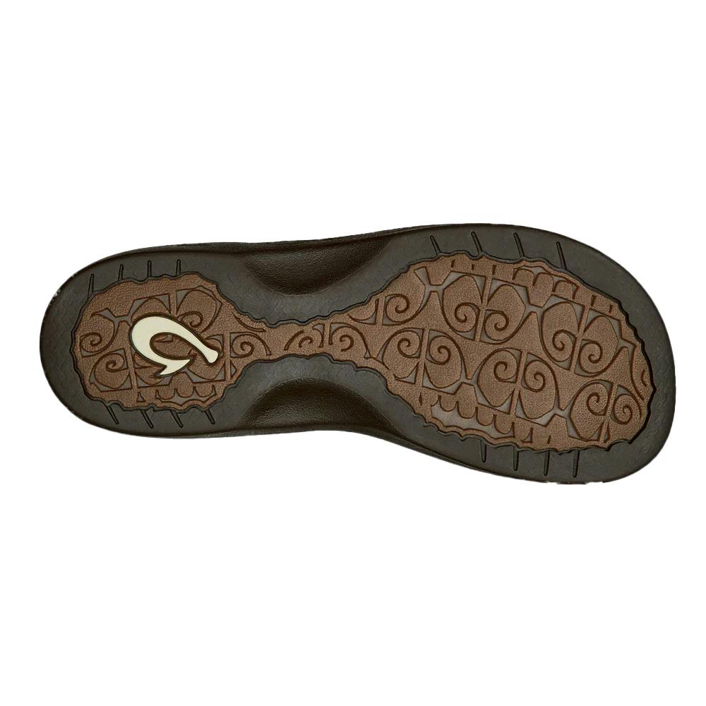 OluKai 'Ohana Sandals - Dark Java- Bottom View
