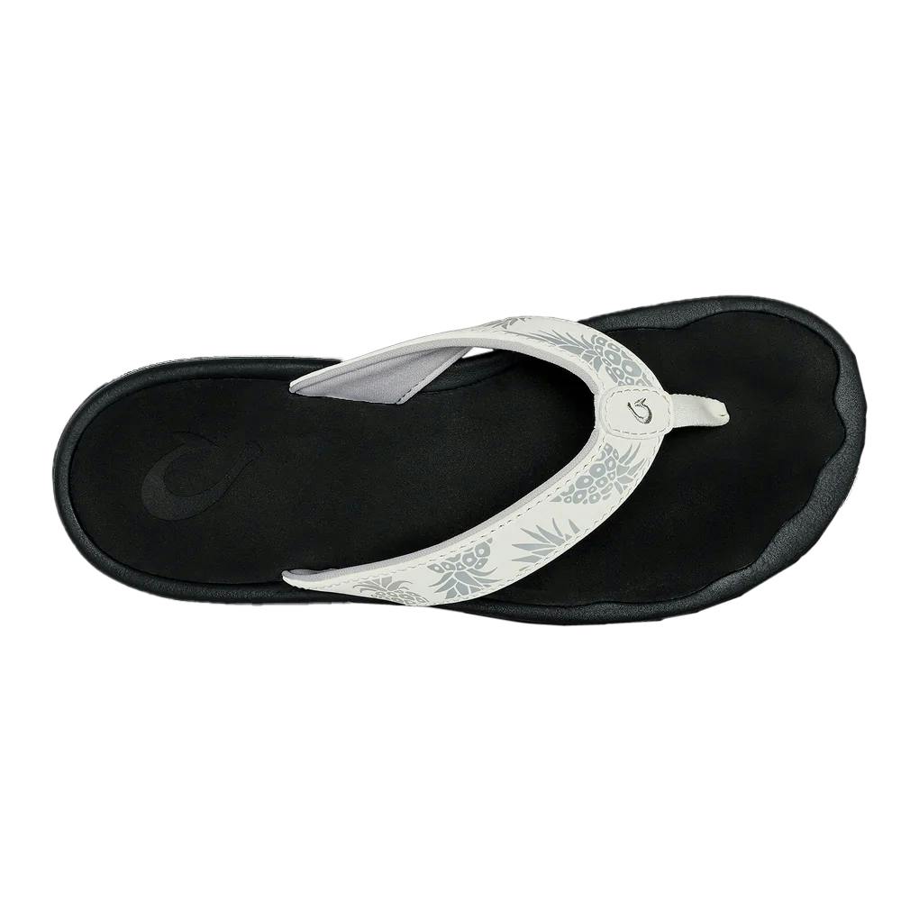 OluKai 'Ohana Sandals - Bright White/Hua- Top View
