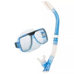 TUSA Liberator Mask and Snorkel Combo - Clear Blue Thumbnail}