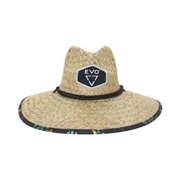 EVO Straw Lifeguard Hat - Tunnels (Men's) Front View Thumbnail}