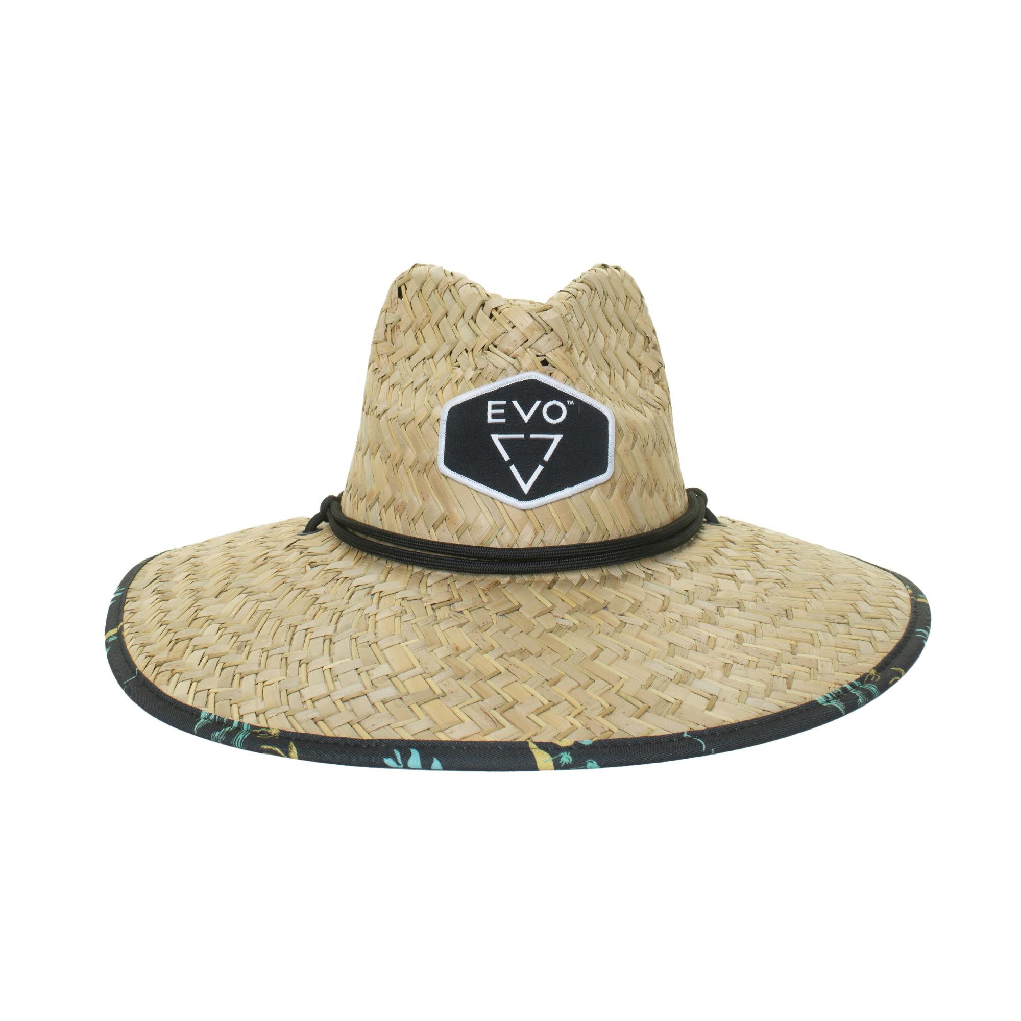 EVO Straw Lifeguard Hat - Tunnels (Men's) Front View