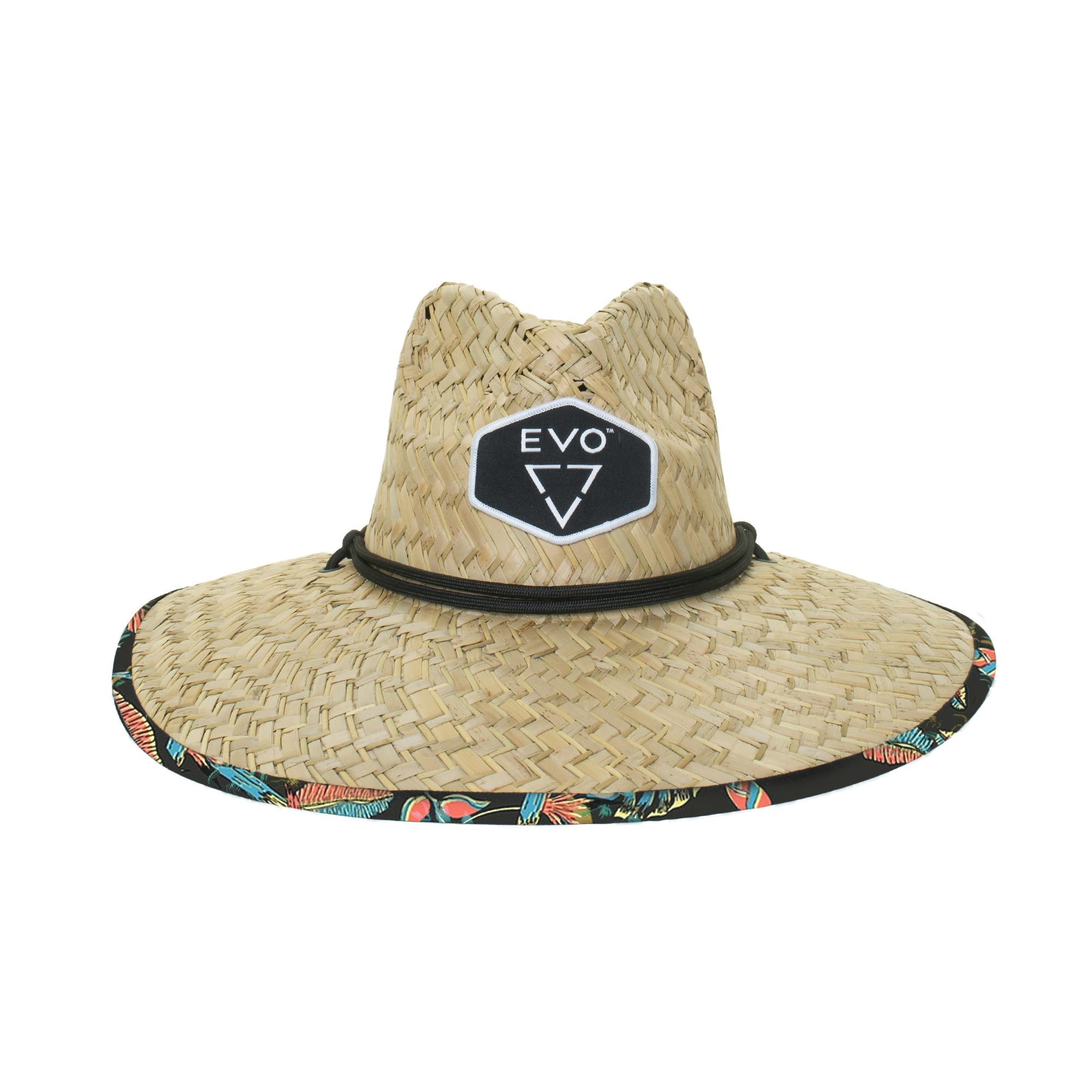 EVO Straw Lifeguard Hat - Keys (Men's) Front View
