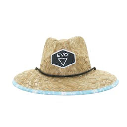 EVO Straw Lifeguard Hat - Rize Light Blue - Keys (Women's) Front View Thumbnail}