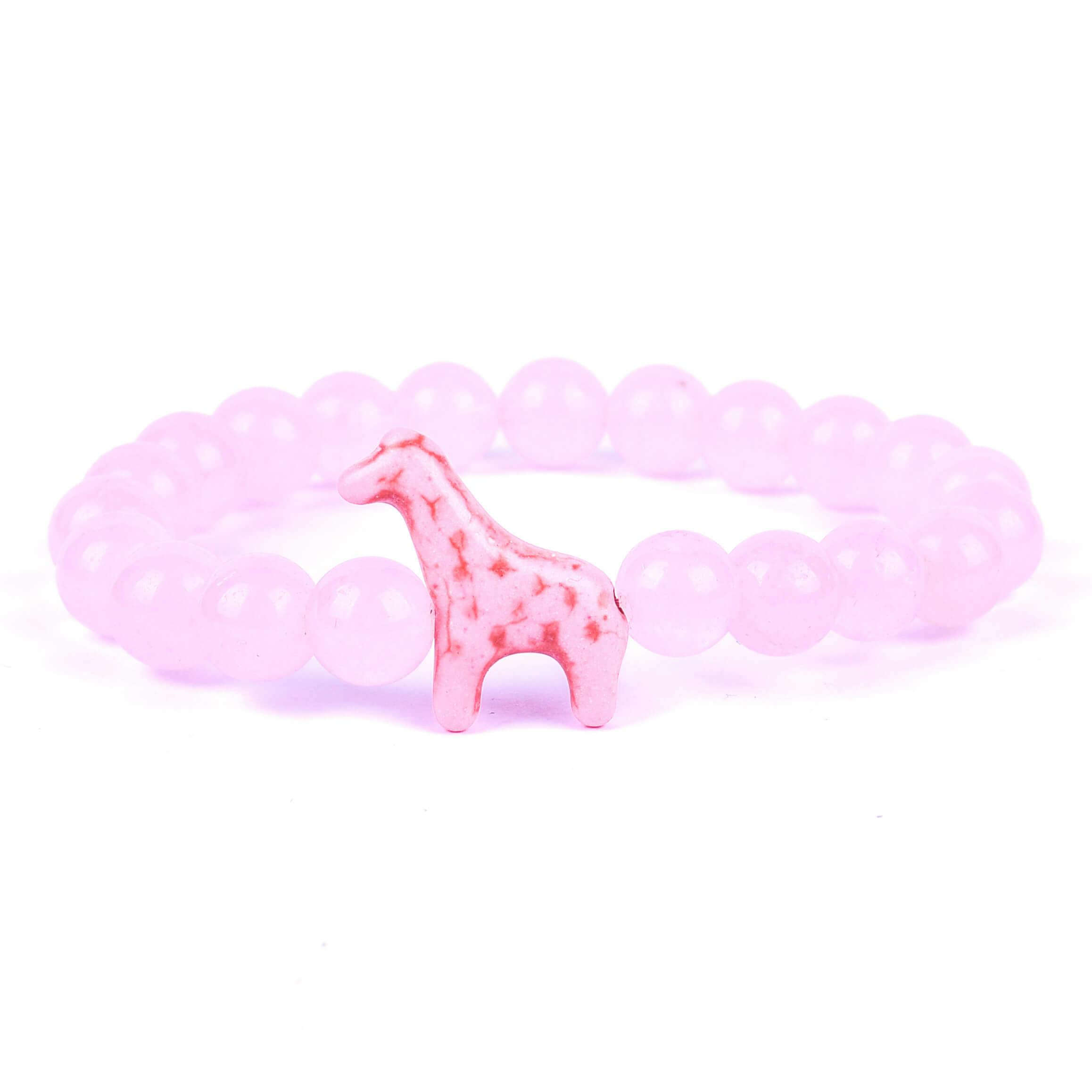 Fahlo Trek Bracelet (Giraffe) - Kenya Orchid Pink