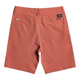 Quiksilver Ocean Union Amphibian Hybrid Shorts (Men's) - Marsala Back View Thumbnail}