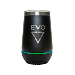 EVO Wine Tumbler with Bluetooth Speaker, 12 oz Sarge Front Thumbnail}