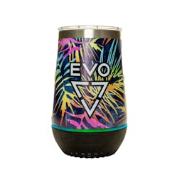 EVO Wine Tumbler with Bluetooth Speaker, 12 oz Tortola Front Thumbnail}