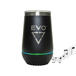 EVO Wine Tumbler with Bluetooth Speaker, 12 oz Sarge Music Thumbnail}