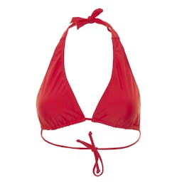Jelly Swimwear Halter Bikini Top Red Thumbnail}
