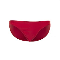 Jelly Swimwear Scrunch Bikini Bottom Red Front Thumbnail}