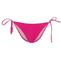 Jelly Swimwear Side-Tie American Style Bikini Bottom Neon Pink Font Thumbnail}