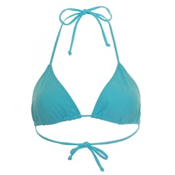 Jelly Swimwear Triangle Bikini Top Aqua Thumbnail}