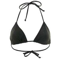 Jelly Swimwear Triangle Bikini Top Black Thumbnail}