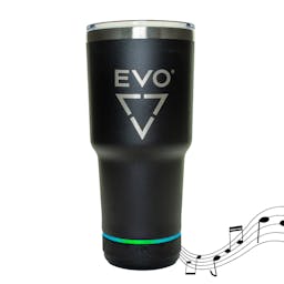 EVO Tumbler with Bluetooth Speaker, 24 oz Sarge Front Music Thumbnail}