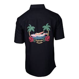 Weekender Seaplane Paradise Hawaiian Woven Shirt - Back Thumbnail}