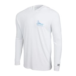 Pelagic Aquatek Good Livin Hooded Long Sleeve Performance Shirt (Men’s) - Front Thumbnail}
