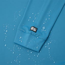 Pelagic Aquatek Tails Up Hooded Long Sleeve Performance Shirt - Ocean - Drops Thumbnail}
