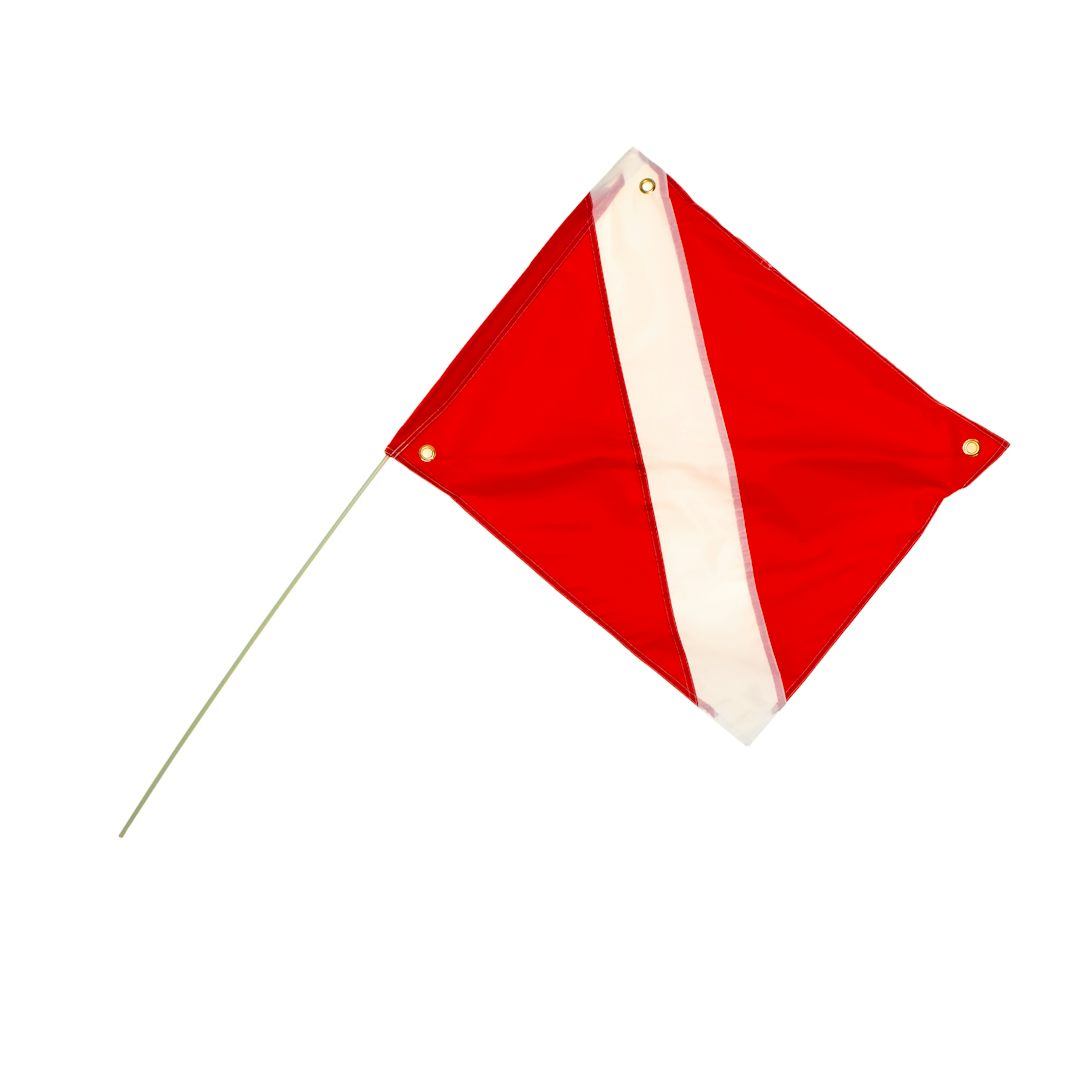Dive Flag with 4-Foot Rod