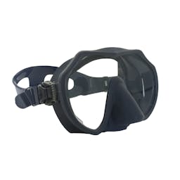 EVO Andros Frameless Mask, Single Lens Blue 3/4 view Thumbnail}
