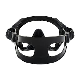 EVO Andros Frameless Mask, Single Lens Black Back View Thumbnail}