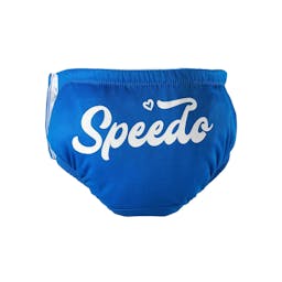 Speedo Premium Swim Diaper (Kid’s) - Blue Back Thumbnail}