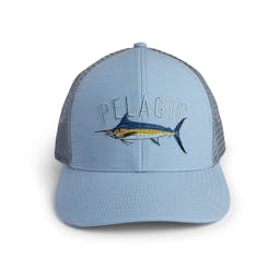Pelagic Marlin Species Trucker Hat - Slate - Front Thumbnail}