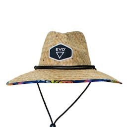 EVO Straw Lifeguard Hat - Cove front Thumbnail}