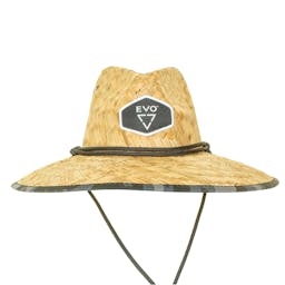 EVO Straw Lifeguard Hat - Sarge front Thumbnail}