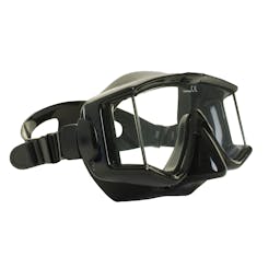 EVO Capri Mask and Snorkel Combo Black 3/4 View Thumbnail}