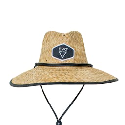 EVO Straw Lifeguard Hat - Jetty Front Thumbnail}