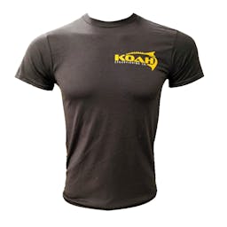 Koah Vintage Black Logo Short Sleeve T-Shirt - Front Thumbnail}