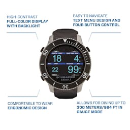 ScubaPro Galileo 3 (G3) Wrist Dive Computer with Transmitter Smart + Pro Infographic Thumbnail}