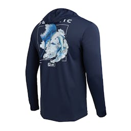 Pelagic Aquatek Hooded Sailfish Long Sleeve Performance Shirt - Back Thumbnail}