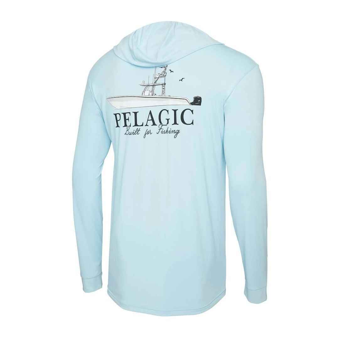 Pelagic Aquatek Long Sleeve Hooded Performance Shirt (Men’s)