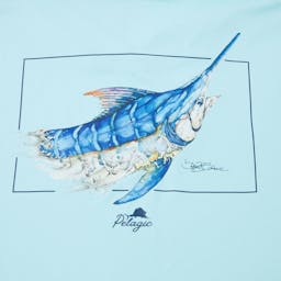 Pelagic Aquatek Hooded Marlin Long Sleeve Performance Shirt (Women’s) - Graphic Thumbnail}
