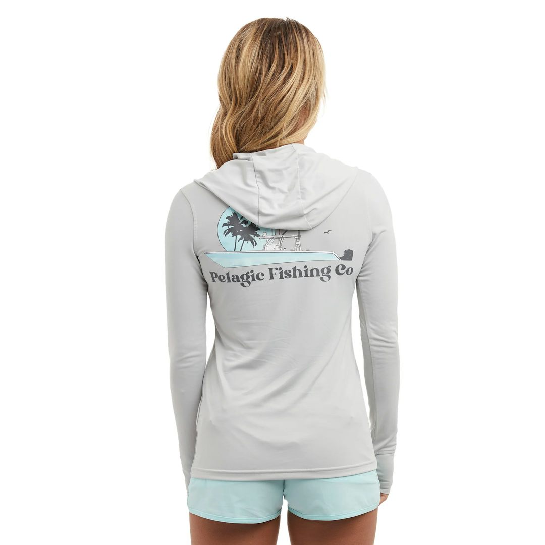 Pelagic Aquatek Evening Fade Hooded Long Sleeve Performance Top (Women’s)
