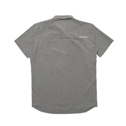 Psycho Tuna Lake Erie Technical Woven Short Sleeve Button Up Shirt - Back - Steel Grey Thumbnail}