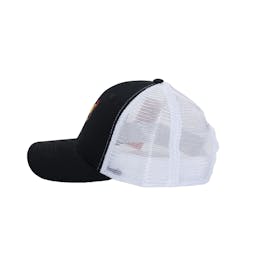 Florida Keys Rooster Trucker Hat - Black / White Side Thumbnail}