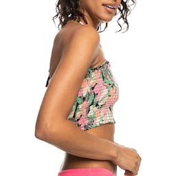Roxy Warm Waters Ruched Bandeau Top (Women’s) Thumbnail}