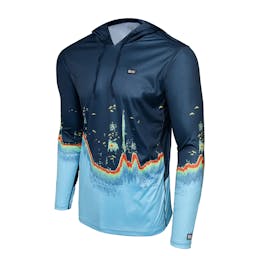 Pelagic Vaportek Sonar Hooded Long Sleeve Performance Shirt (Men’s) 
Fishing Hoodie Thumbnail}