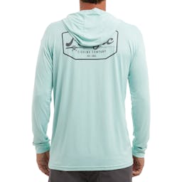 Pelagic Aquatek Rodman Hooded Long Sleeve Performance Shirt (Men’s) - Back Thumbnail}