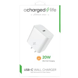 A Charged Life USB-C Wall Charger - Front Thumbnail}