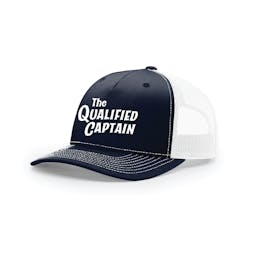 The Qualified Captain Script Logo Hat Thumbnail}