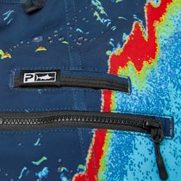 Pelagic Strike Sonar Boardshorts (Toddler’s) - Zipper detail Thumbnail}